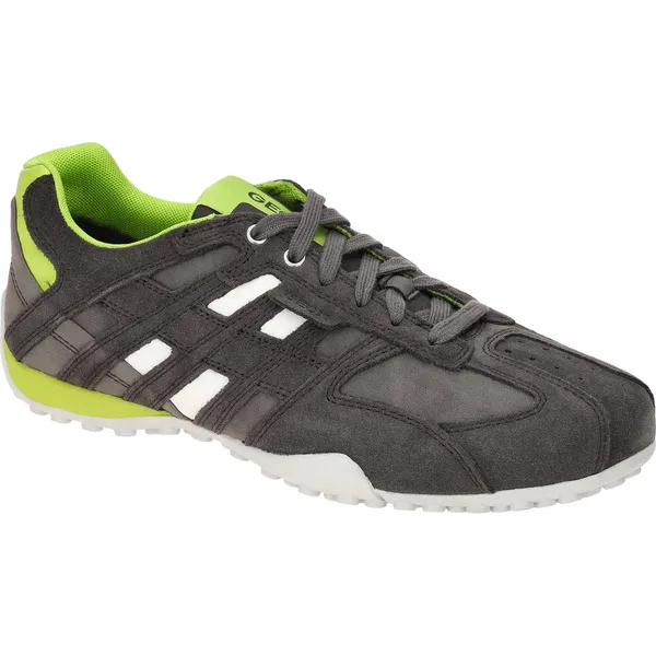 GEOX GEOX UOMO Snake A - Leren herentrainers U4507A022EK C1E3S grijs — vergelijk prijzen bij 1 winkel