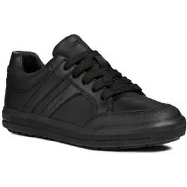 GEOX GEOX Boys Junior J Arzach B. D Lace Up Leather Trainer (Black) — vergelijk prijzen bij 1 winkel