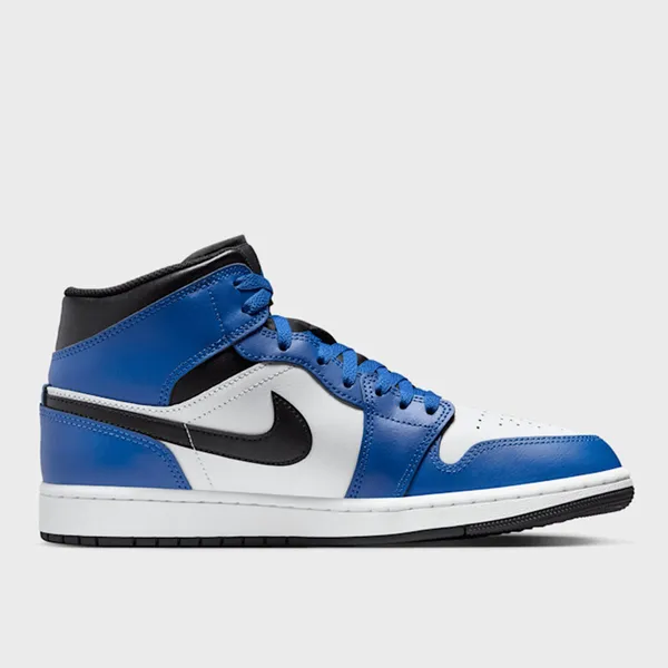 Nike Air Jordan 1 Mid Blauw/Wit/Zwart