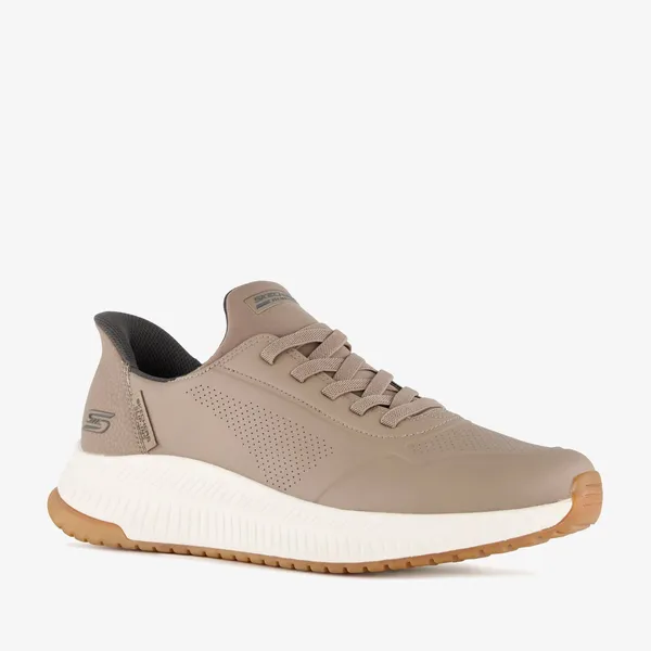 Skechers Skechers Slip-ins: Bobs Squad 4 heren sneakers - Beige - Extra comfort - Memory Foam — vergelijk prijzen bij 1 winkel