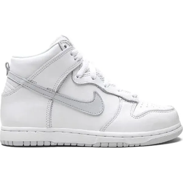 Nike Dunk High 'Pure Platinum' (PS) - maat EU27.5 - DC9053-101 - kindersneakers hoog - wit - grijs