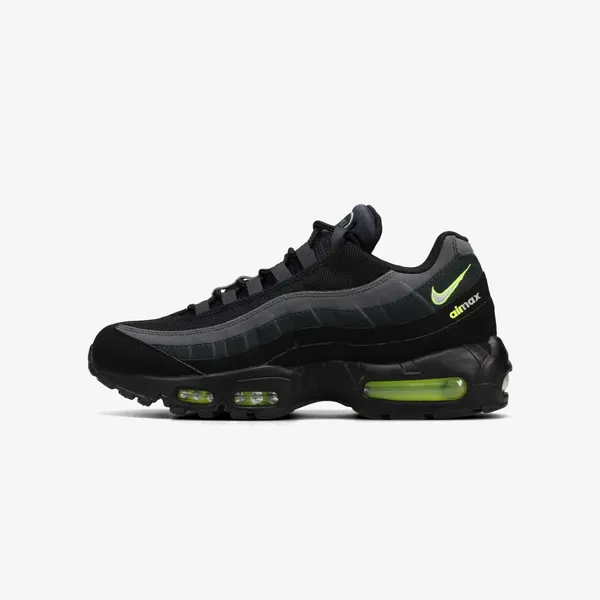Nike Air Max 95 - Maat 39 - Black Volt "Retro Logo" - Sneakers Unisex - Doos Zonder Deksel