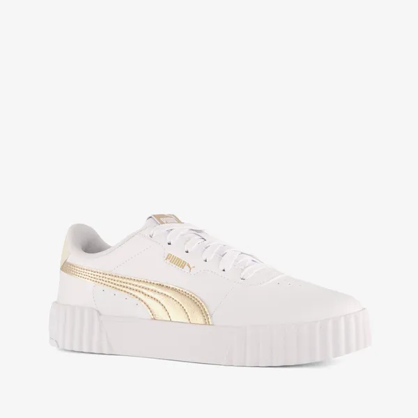 PUMA PUMA Carina 3.0 metallic dames sneakers wit - Uitneembare zool — vergelijk prijzen bij 1 winkel