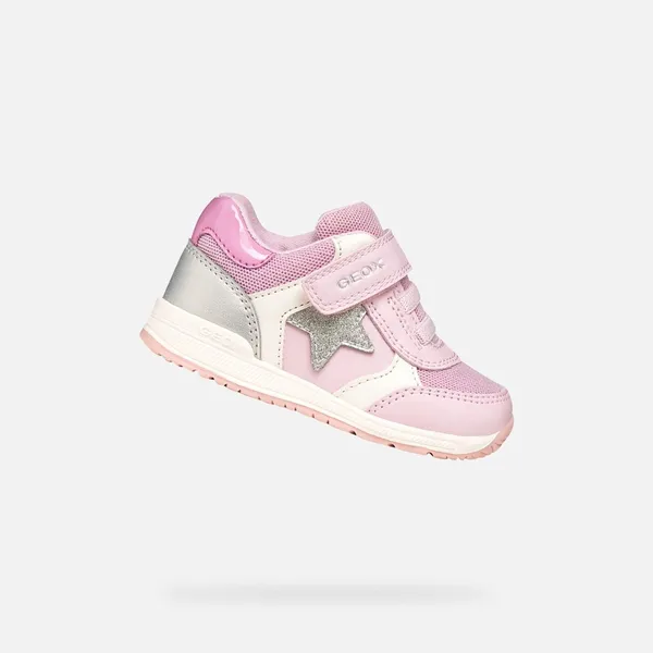 GEOX GEOX RISHON DREUMES Sneakers - ROZE/ZILVER — vergelijk prijzen bij 1 winkel