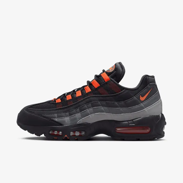 Nike Air Max 95 - Maat 38.5 - Hyper Crimson / Zwart / Grijs - Sneakers Unisex - Doos Zonder Deksel
