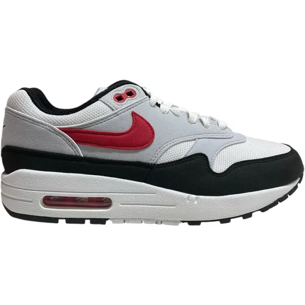 Nike Air Max 1 Wit / Rood / Zwart