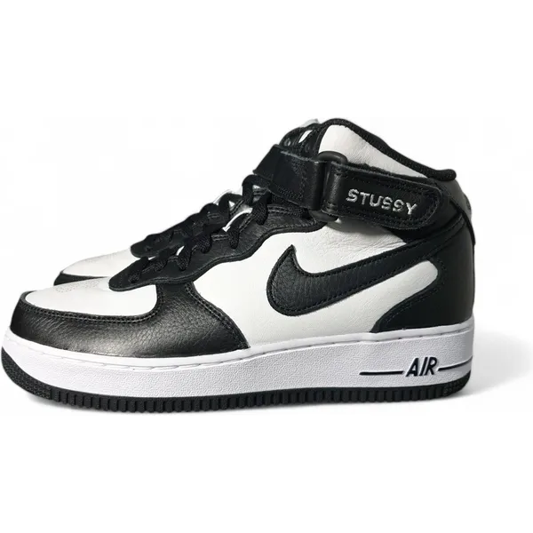 Nike Nike Air Force 1 Mid Stüssy Light Bone Black - DJ7840-002 - Maat 38.5 - Sneakers Dames — vergelijk prijzen bij 1 winkel