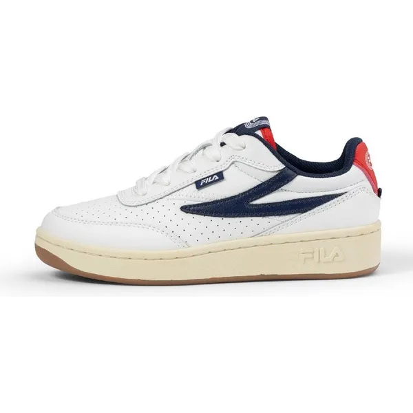 Fila Tennis Sneaker White-Fila Navy-Fila Red