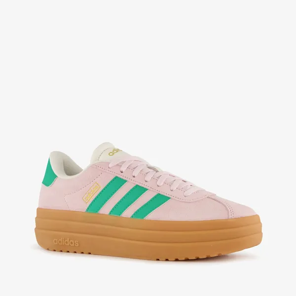 adidas adidas VL Court Bold suede dames sneakers roze groen - Uitneembare zool — vergelijk prijzen bij 1 winkel