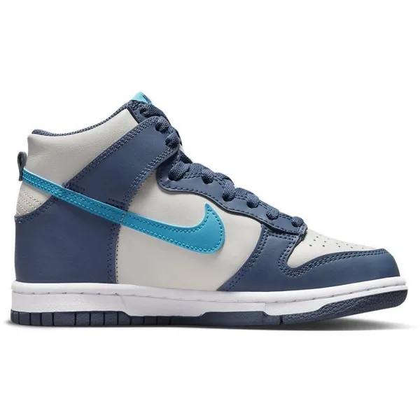 Nike Nike Dunk Hoog - Unisex - Sneaker - Grijs/Blauw - Maat 38 - Doos Zonder Deksel — vergelijk prijzen bij 1 winkel