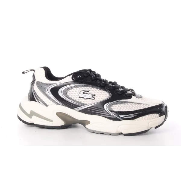 Lacoste Lacoste dames sneaker Storm Sneaker leder en mesh wit/zwart/grijs — vergelijk prijzen bij 1 winkel