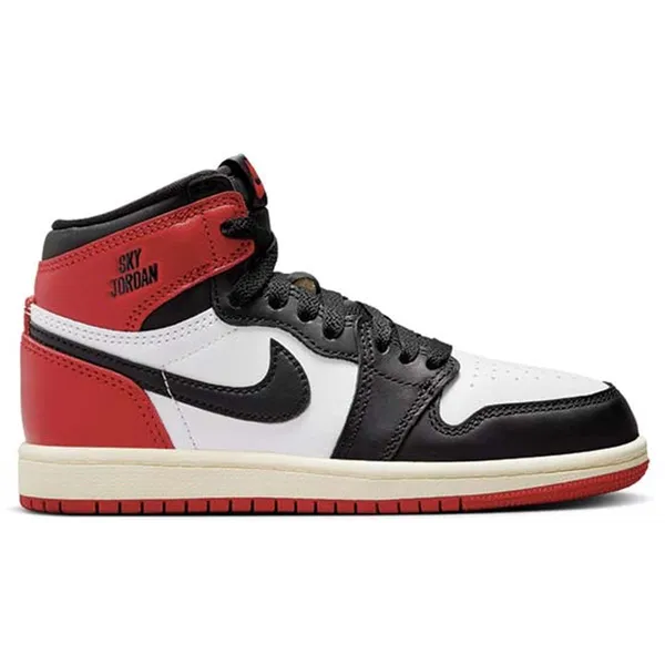Jordan Jordan 1 Retro High OG Black Toe Reimagined (PS) - Limited Edition Sneaker - Maat 32 - Doos zonder deksel — vergelijk prijzen bij 1 winkel