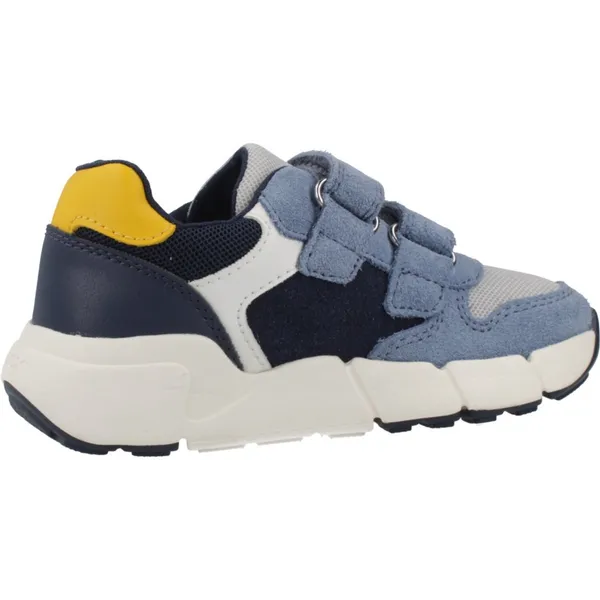 GEOX GEOX Flexyper Mini Sneaker Blauw-Geel — vergelijk prijzen bij 1 winkel