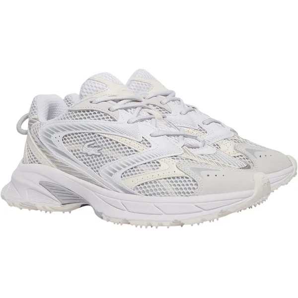 Lacoste Sneakers wit - lichtgrijs