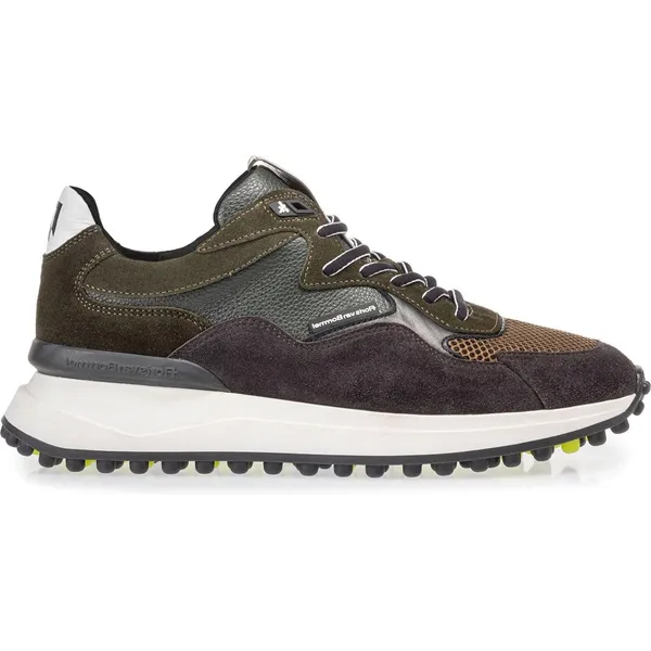 Floris Van Bommel Lage sneakers Groen Suède