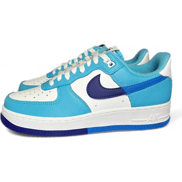 Nike Air Force 1 Low '07 LV8 Split Light Photo Blue Deep Royal - DZ2522-100 - Maat 40.5 - Sneakers Dames