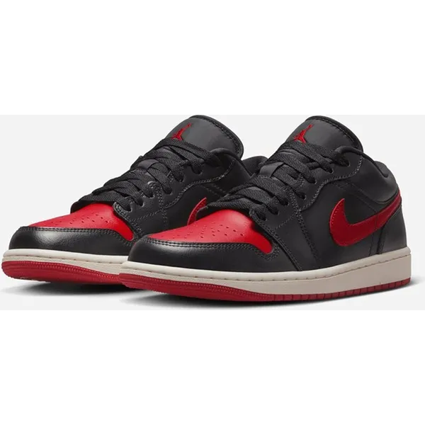 Nike Air Jordan 1 Low Zwart rood
