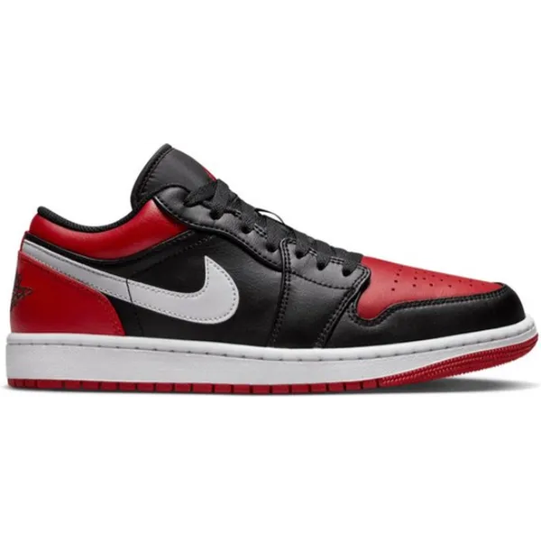 Nike Nike Air Jordan 1 Low - Black/Gym Red White — vergelijk prijzen bij 1 winkel