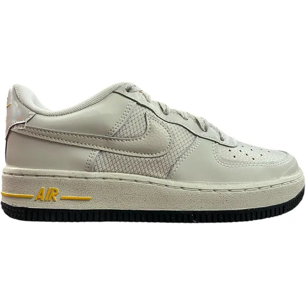 Nike Air Force 1 ZWART/GEEL/GEBROKEN WIT