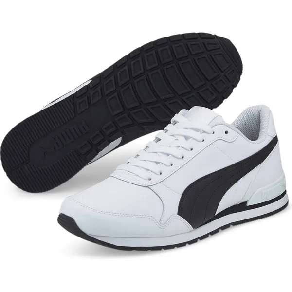 PUMA PUMA ST Runner v2 Full L unisex sneaker sneakers 365277 wit/zwart — vergelijk prijzen bij 1 winkel