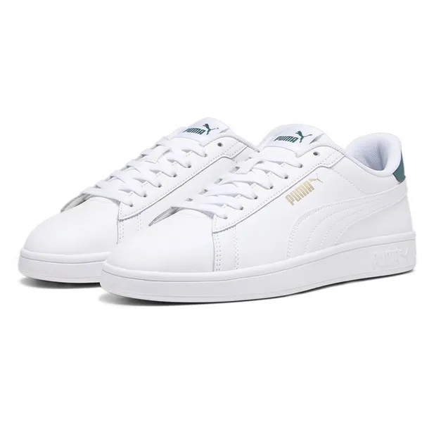 Puma PUMA Smash 3.0 Unisex Sneakers - Gray Sky-Warm White Puma White-Malachite-Puma Gold