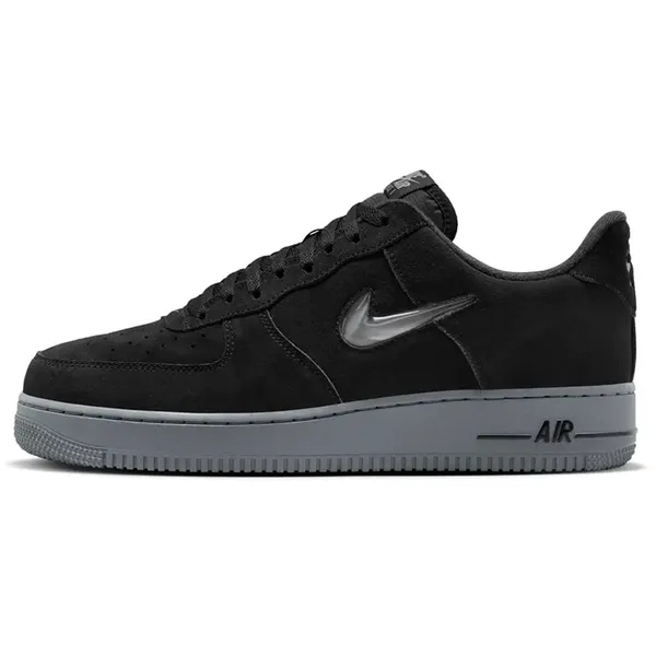 Nike Nike Air Force 1 Jewel - Maat 42 - Suède - Zwart / Grijs - Sneakers Heren — vergelijk prijzen bij 1 winkel