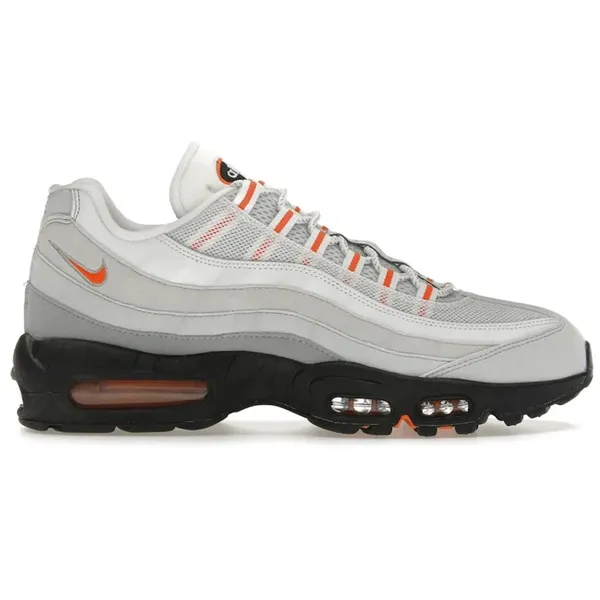 Nike Air Max 95 - Maat 39 - White / Wolf Grey / Safety Orange - Sneakers Unisex - Doos Zonder Deksel