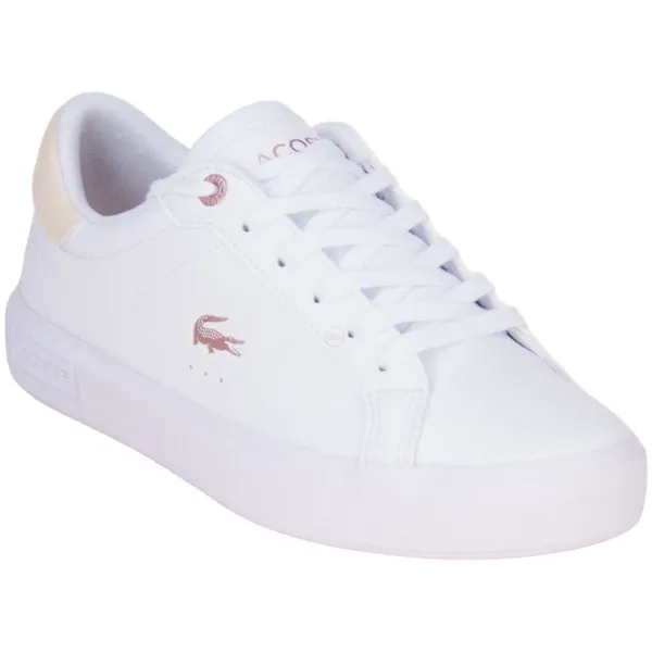 Lacoste Powercourt Junior White/Light Pink