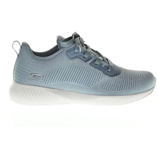 Skechers Lichtblauwe Damessneaker Met Veter