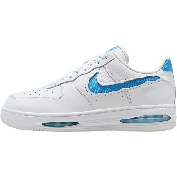 Nike Nike Air Force 1 Low Evolution - Maat 38.5 - Wit / Blauw - Sneakers Unisex - Doos Zonder Deksel — vergelijk prijzen bij 1 winkel