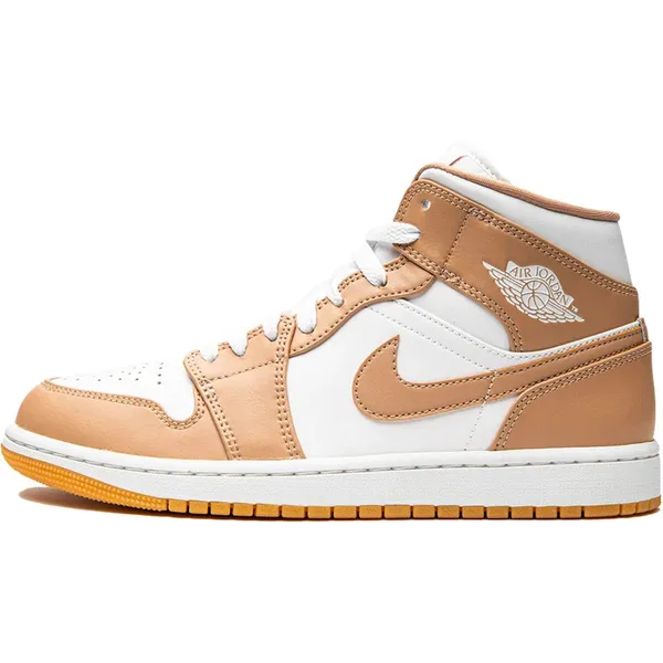Jordan Air Jordan 1 Mid Beige/ Wit