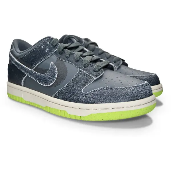 Nike Dunk Low Halloween (GS) - maat EU 36 - DQ6215-001 - grijs - groen - sneakers laag - kindersneakers