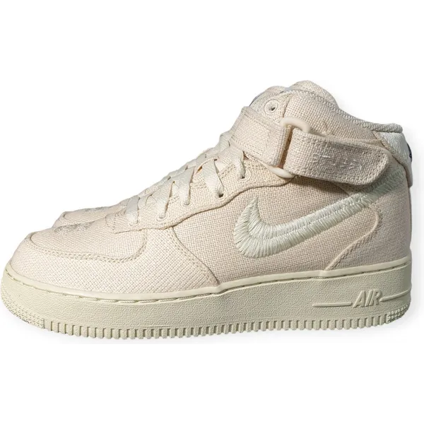Nike Air Force 1 Mid Stüssy Fossil - DJ7841-200 - Maat 38.5 - Sneakers Dames