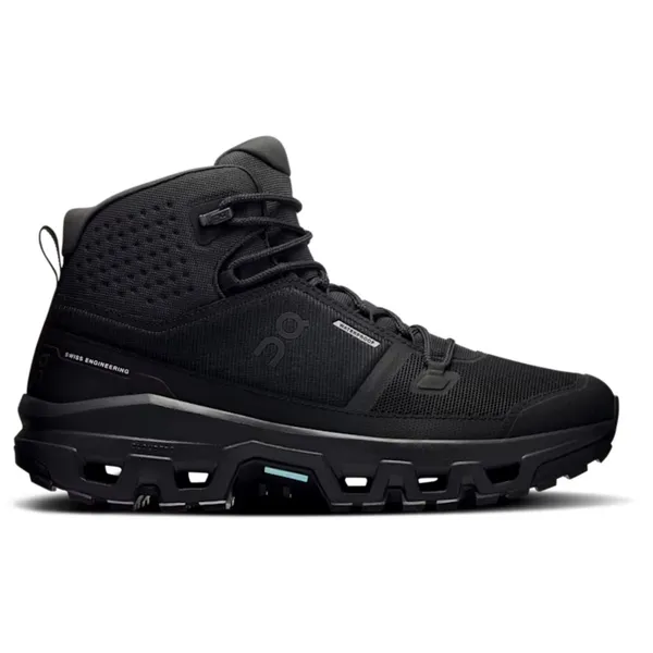 ON ON Cloudrock Mid WP Wandelsneakers Dames Zwart 37 — vergelijk prijzen bij 1 winkel