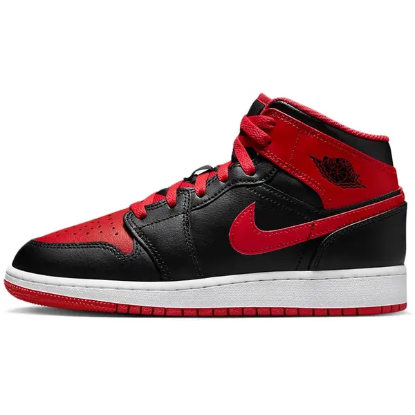 Nike Nike Air Jordan 1 Mid (GS) - Sneaker - Zwart/Rood - Maat 39 - Limited edition — vergelijk prijzen bij 1 winkel