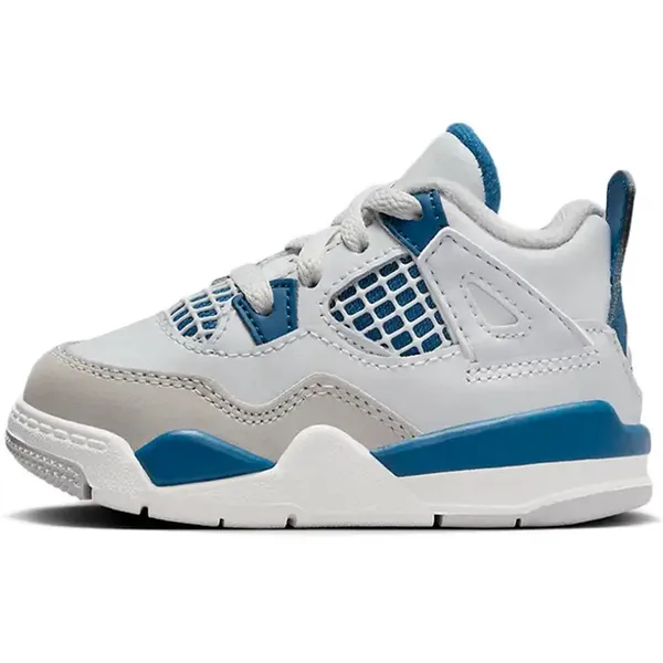 Nike Nike Jordan 4 Retro - Kindersneaker - Off White/Blauw — vergelijk prijzen bij 1 winkel