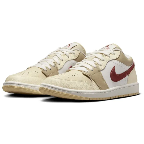 Nike Nike Air Jordan 1 Low - Maat 36.5 - Dames Sneakers - Summit White/Red Sepia — vergelijk prijzen bij 1 winkel