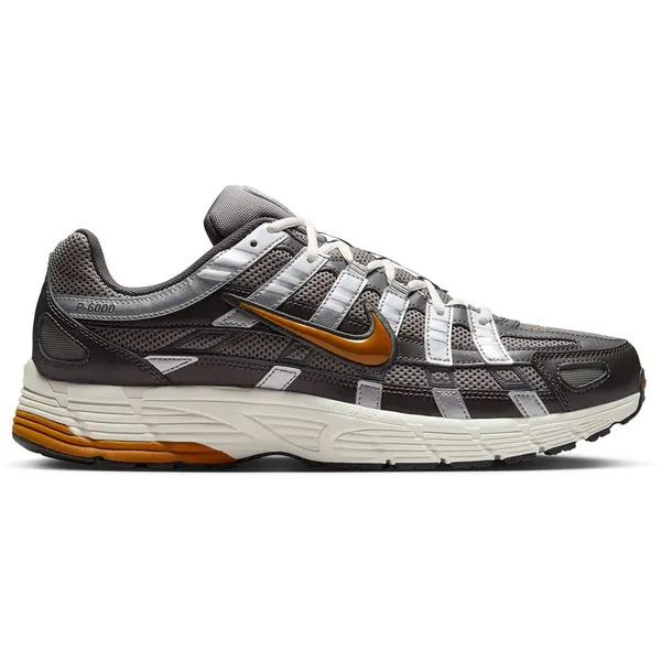 Nike P-6000 White Metallic Silver Grey