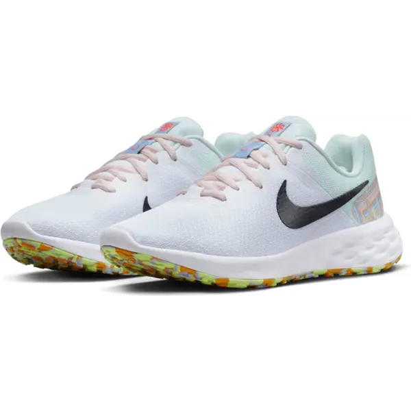 Nike Nike Revolution 6 PRM - Maat 38 - White/Smoke Grey/Multi-color - Sportschoenen Dames — vergelijk prijzen bij 1 winkel