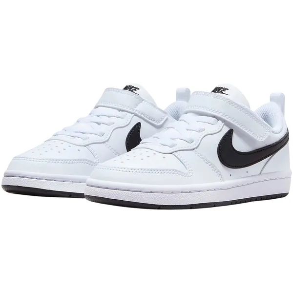 Nike Court Borough Wit-zwart