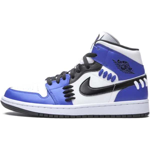 Nike Nike Air Jordan 1 Mid SE - Sneaker - Limited Edition - Wit / Blauw — vergelijk prijzen bij 1 winkel