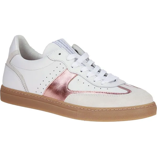 Floris van Bommel Minni 04.07 Wit-Roze Sneaker