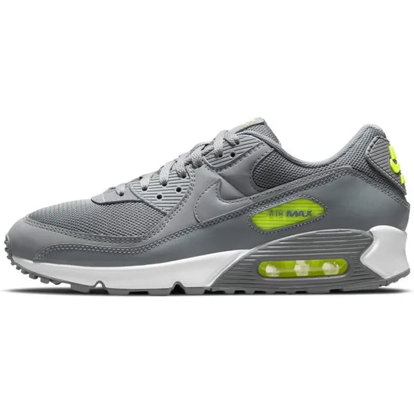 Nike Air Max 90 Grijs, Zilver, Neon-Groen