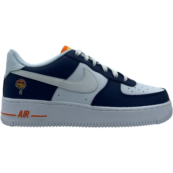 Nike Air Force 1 WIT/BLAUW/ORANJE