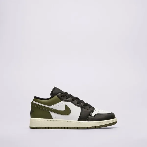 Nike Air Jordan 1 Zwart/Wit/Olijfgroen