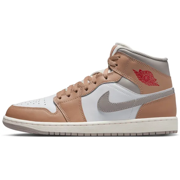 Nike Air Jordan 1 Mid Bruin/Wit/Grijs