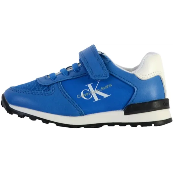 Calvin Klein Jeans kinderschoenen met laag uitgesneden krasveter Blauw