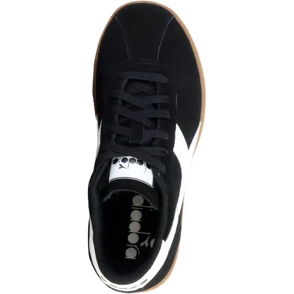 Diadora Tokio leren sportschoenen Zwart