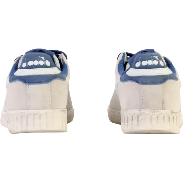 Diadora Game L Lage Suède Sportschoenen van gewaxt leer Wit