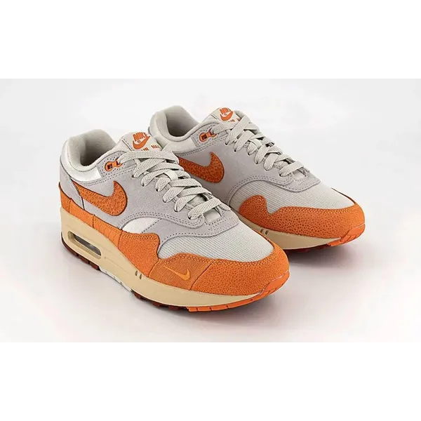 Nike Air Max 1 wit oranje